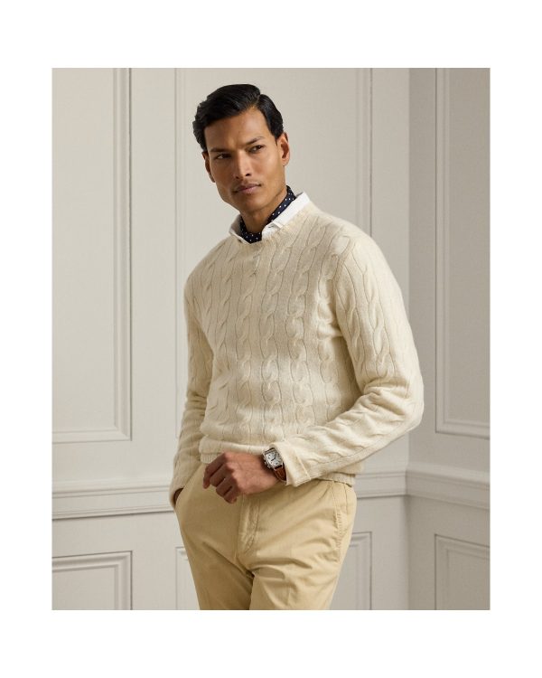 Polo Ralph Lauren Cable Knit Cashmere Sweater