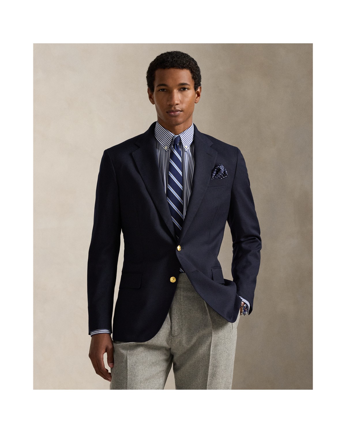 Polo Ralph Lauren The Iconic Doeskin Two Button Blazer