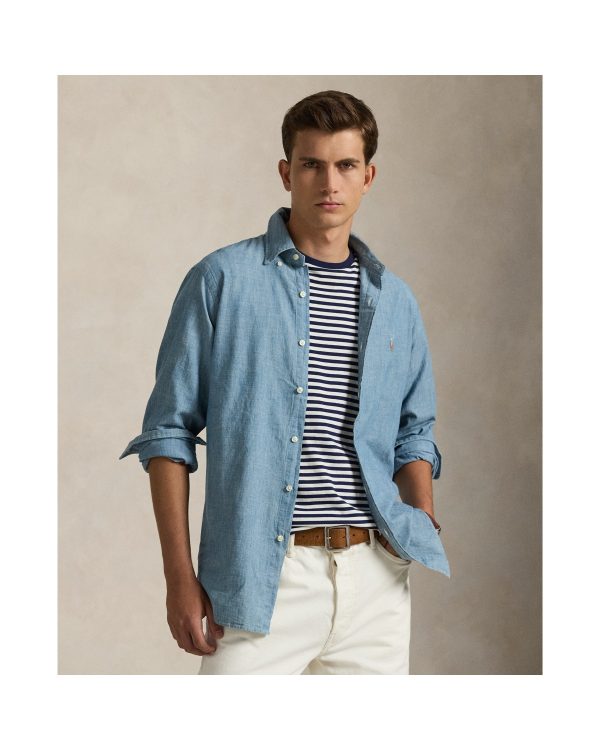 Polo Ralph Lauren Classic Fit Indigo Chambray Shirt