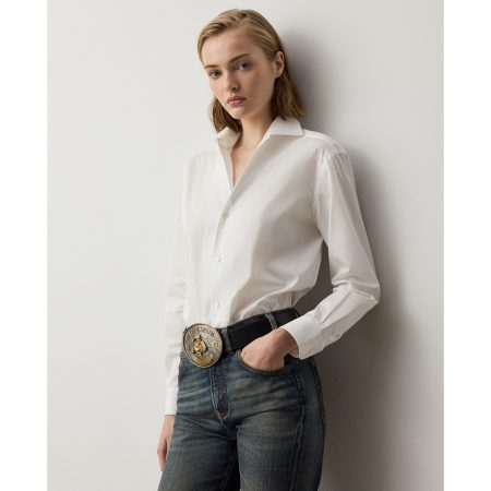 Ralph Lauren Charmain Slim Fit Stretch Poplin Shirt