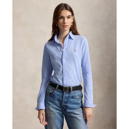 Ralph Lauren Slim Fit Knit Cotton Oxford Shirt