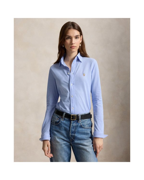 Ralph Lauren Slim Fit Knit Cotton Oxford Shirt