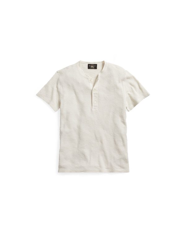 Polo Ralph Lauren Waffle Knit Short Sleeve Henley Shirt