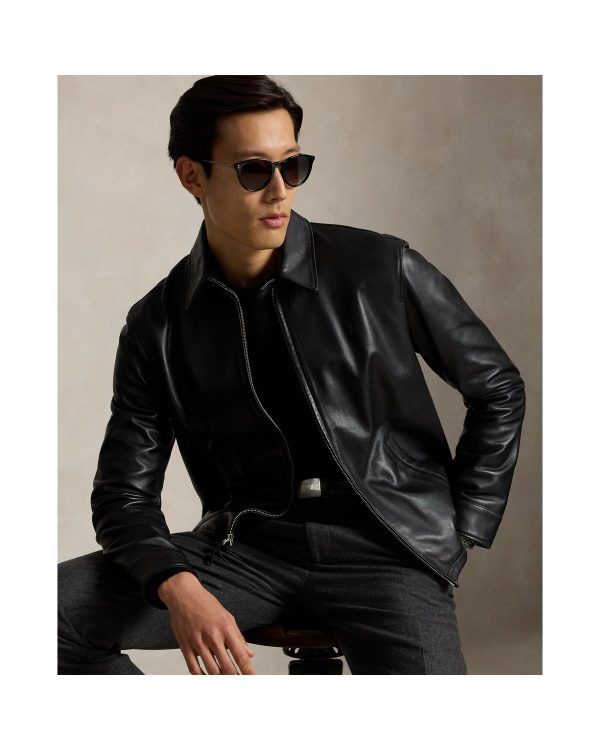Polo Ralph Lauren The Bayville Leather Jacket