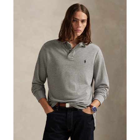 Polo Ralph Lauren Mesh Long Sleeve Polo Shirt