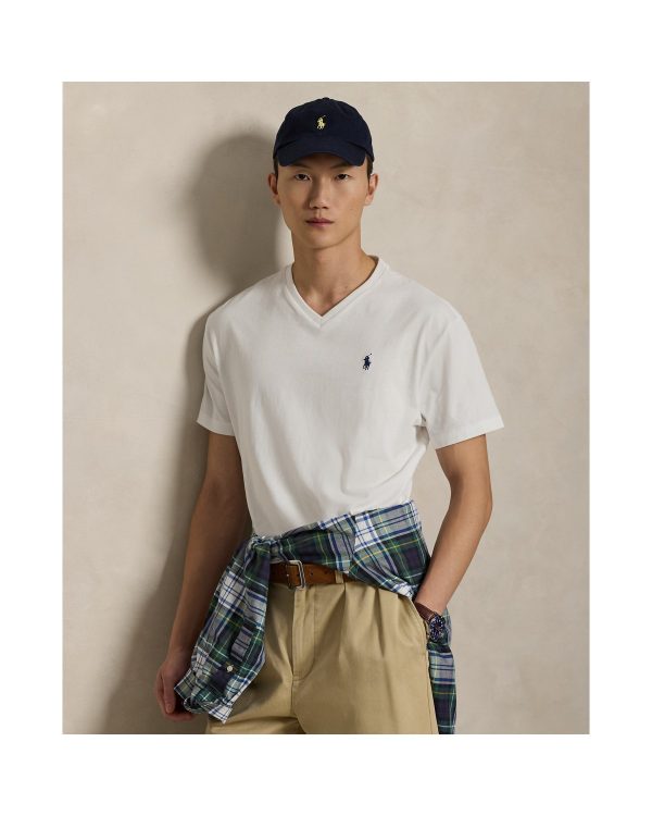 Polo Ralph Lauren Classic Fit Jersey V Neck T Shirt