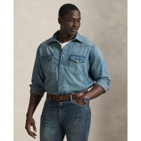 Polo Ralph Lauren Indigo Twill Western Shirt