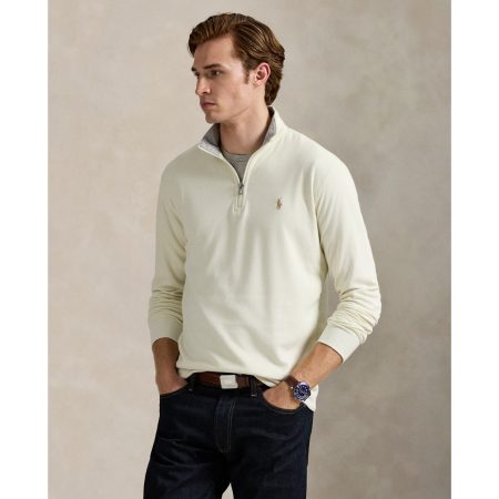 Polo Ralph Lauren Luxury Jersey Quarter Zip Pullover