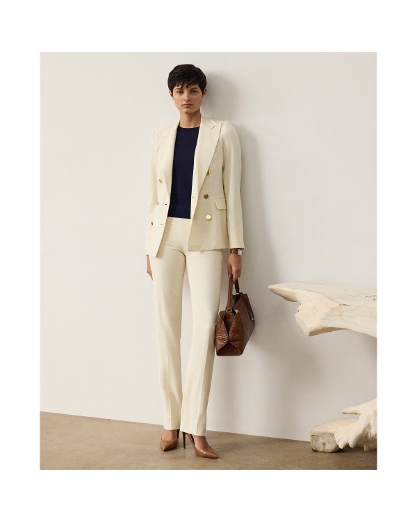 Ralph Lauren Alandra Wool Crepe Pant