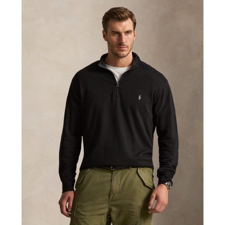 Polo Ralph Lauren Luxury Jersey Quarter Zip Pullover