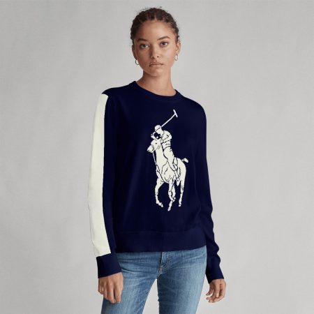 Ralph Lauren Custom Cotton Crewneck Sweater