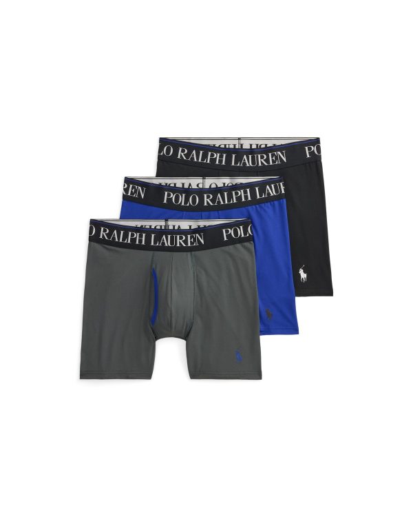 Polo Ralph Lauren 4D Flex Microfiber Boxer Brief 3 Pack