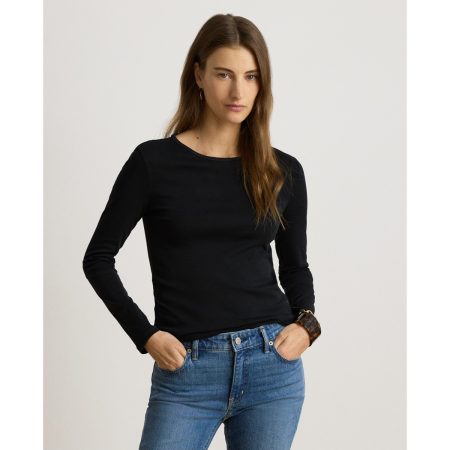 Ralph Lauren Stretch Cotton Long-Sleeve Tee