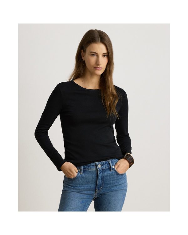 Ralph Lauren Stretch Cotton Long-Sleeve Tee