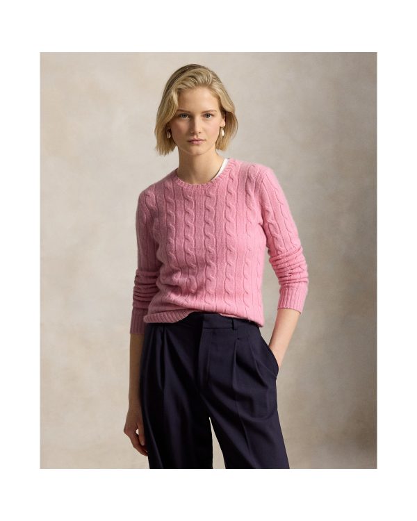Ralph Lauren The Iconic Cable Knit Cashmere Sweater