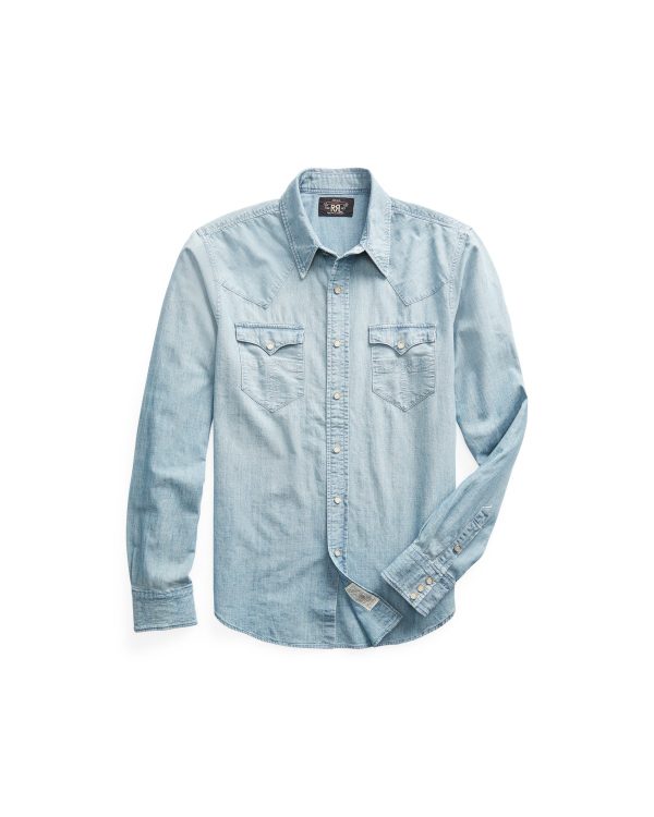 Polo Ralph Lauren Slim Fit Chambray Western Shirt