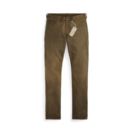 Polo Ralph Lauren Slim Fit Distressed Brown Jean