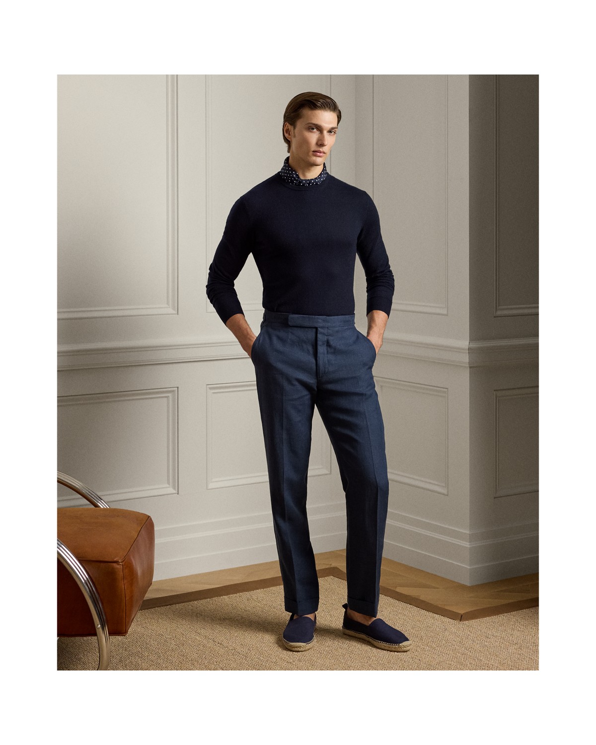 Polo Ralph Lauren Gregory Hand-Tailored Linen Trouser