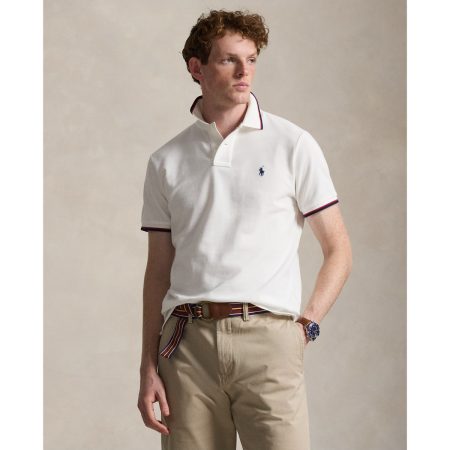 Polo Ralph Lauren Custom Slim Fit Mesh Polo Shirt