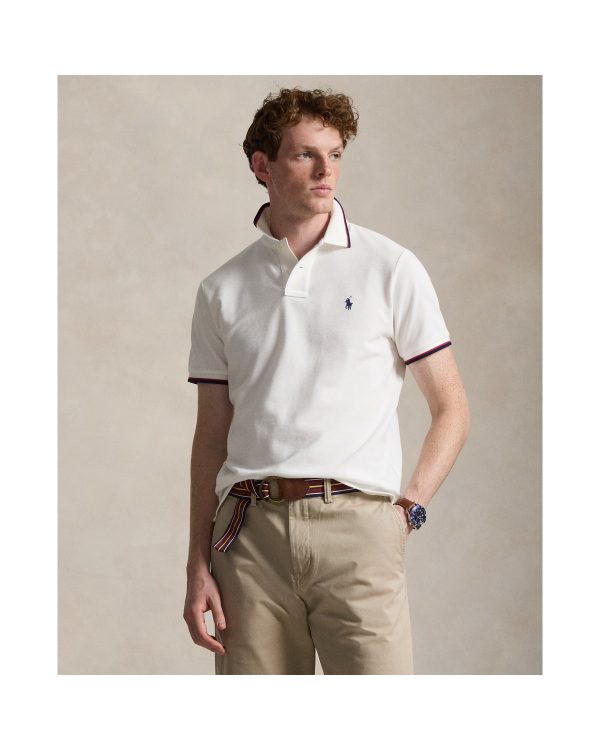 Polo Ralph Lauren Custom Slim Fit Mesh Polo Shirt