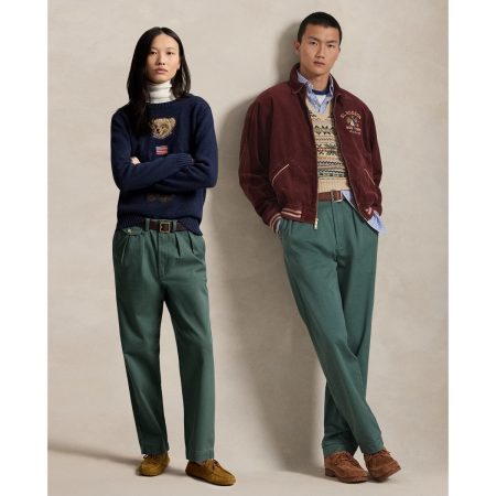 Polo Ralph Lauren Whitman Relaxed Fit Pleated Chino Pant