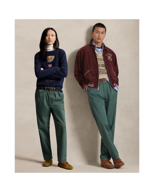Polo Ralph Lauren Whitman Relaxed Fit Pleated Chino Pant