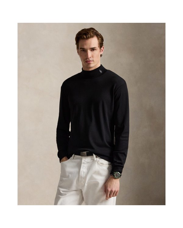Polo Ralph Lauren Soft Cotton Mockneck Shirt