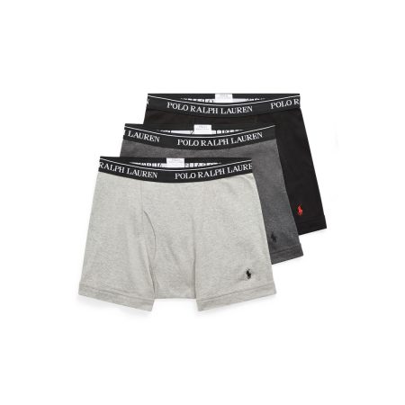Polo Ralph Lauren Cotton Wicking Boxer Brief 3 Pack