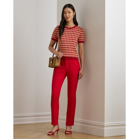 Ralph Lauren Double-Faced Stretch Cotton Pant