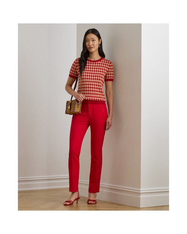 Ralph Lauren Double-Faced Stretch Cotton Pant