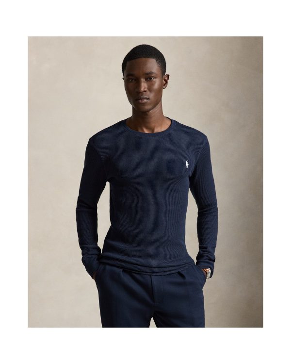 Polo Ralph Lauren Waffle Knit Cotton Crewneck
