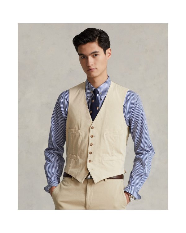 Polo Ralph Lauren Garment-Dyed Stretch Chino Vest