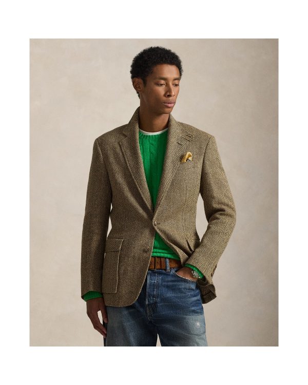 Polo Ralph Lauren The RL67 Linen Blend Herringbone Jacket