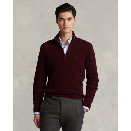 Polo Ralph Lauren Cable Knit Quarter Zip Sweater