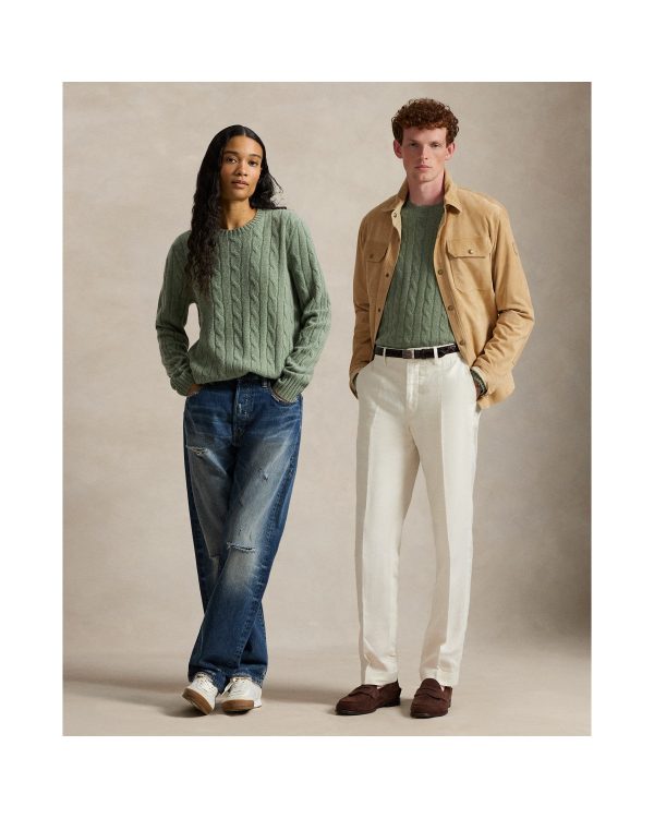 Polo Ralph Lauren The Iconic Cable Knit Cashmere Sweater