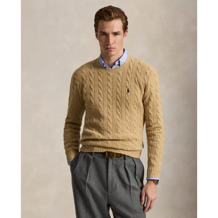 Polo Ralph Lauren Cable Knit Wool Cashmere Sweater