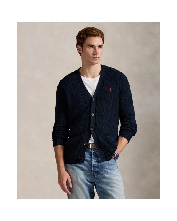 Polo Ralph Lauren Cable-Knit Cotton Cardigan
