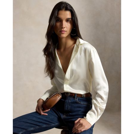 Ralph Lauren Slim Fit Silk Shirt