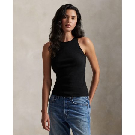 Ralph Lauren Ribbed Cotton Tank Top
