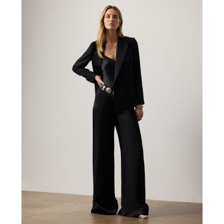 Ralph Lauren Daria Washed Satin Pant