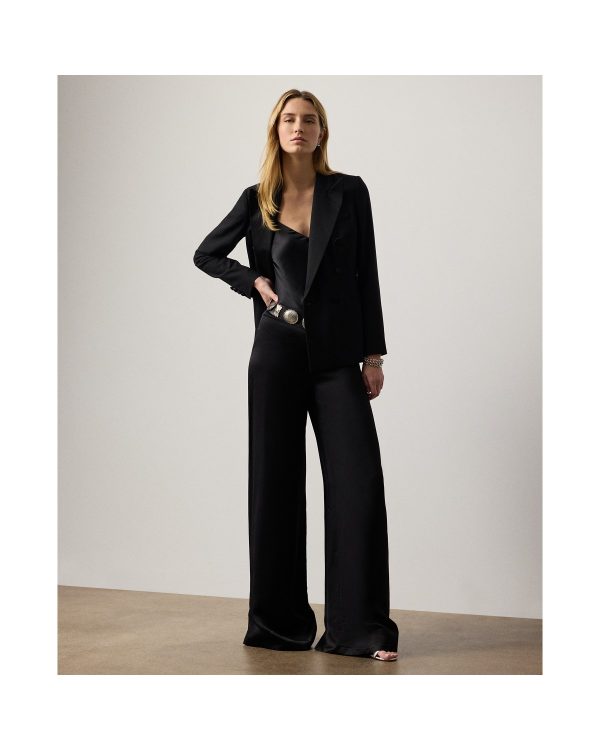 Ralph Lauren Daria Washed Satin Pant