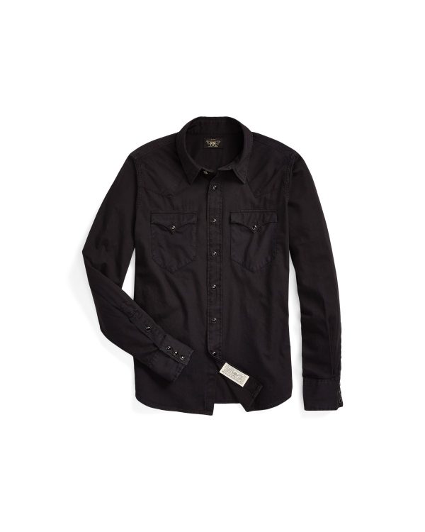 Ralph Lauren Cotton Twill Western Shirt