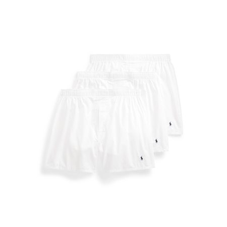 Polo Ralph Lauren Classic Woven Cotton Boxer 3 Pack