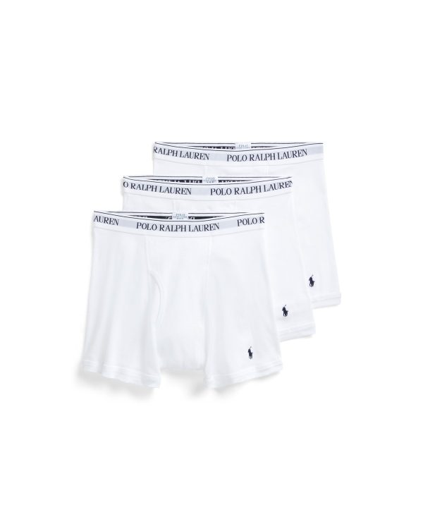 Polo Ralph Lauren Cotton Wicking Boxer Brief 3 Pack