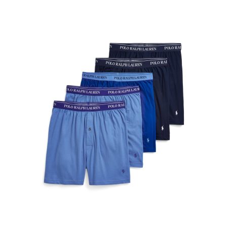 Polo Ralph Lauren Classic Wicking Knit Boxer 5 Pack