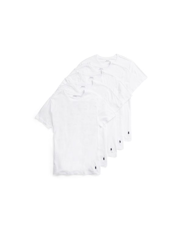 Polo Ralph Lauren Slim Fit Wicking Crew 5-Pack