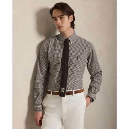Polo Ralph Lauren Classic Fit Gingham Stretch Poplin Shirt
