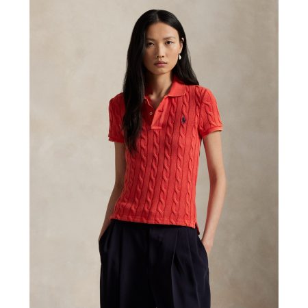 Ralph Lauren Cable Knit Polo Shirt