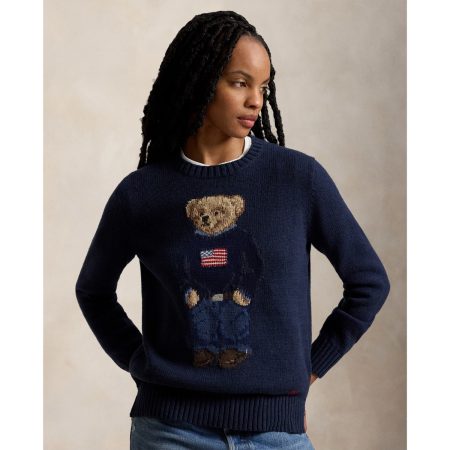 Ralph Lauren Polo Bear Cotton-Linen Sweater