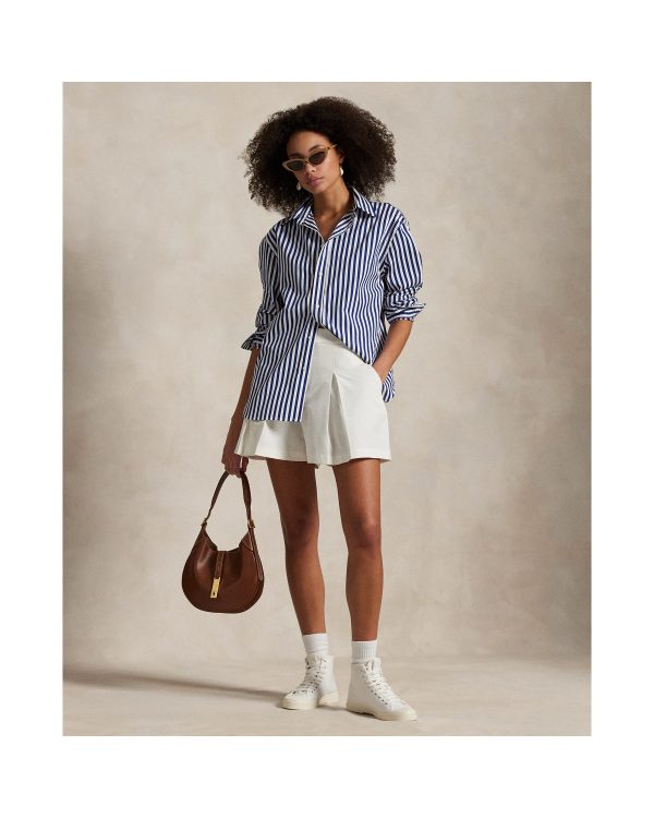 Ralph Lauren Four-Way-Stretch Pleated Short